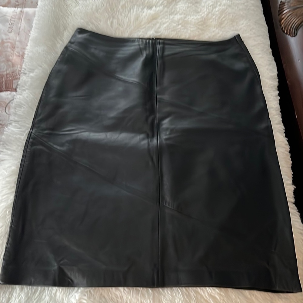 Garson Leather skirt